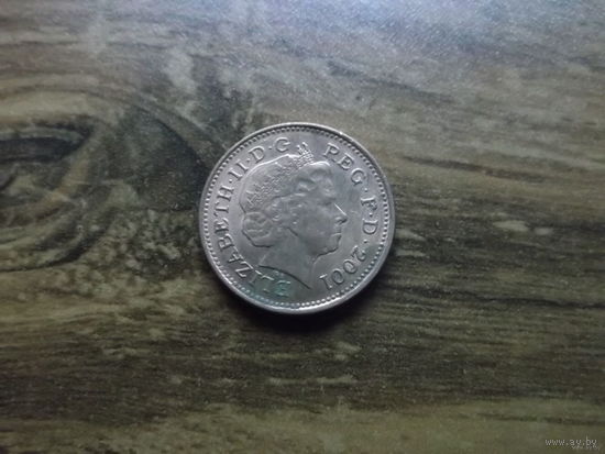 Великобритания 1 пенни 2001