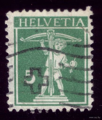 1 марка 1909 год Швейцария 113