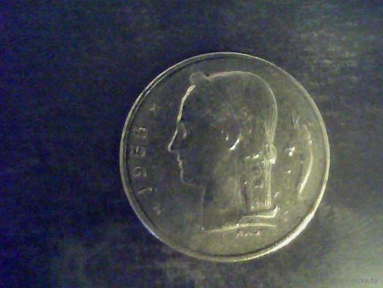 Монеты. Бельгия 1 Франк 1955.