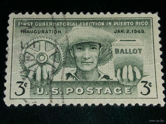 США 1949 Первые выборы губернатора в Пуэрто-Рико