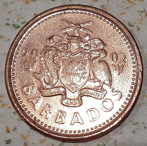 Барбадос 1 цент, 2002 (7-3-5)