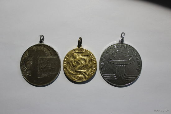 Спортивные медали СССР, алюминий.