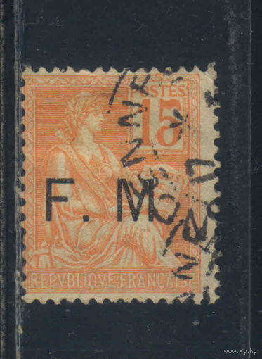 Франция Военная почта 1901 Вып Республика тип Машон Надп #1