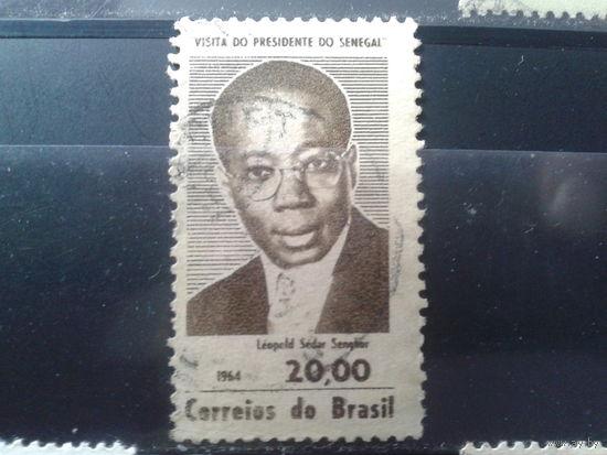 Бразилия 1964 Визит президента Сенегала