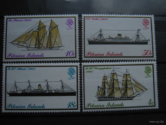 Транспорт, корабли, флот парусники Британские колонии Питкерн марки