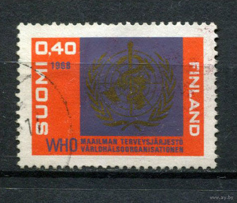 Финляндия - 1968 - 20-летие Всемирной организации здравоохранения - [Mi. 642] - полная серия - 1 марка. Гашеная.  (Лот 160AO)