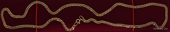 Золотая цепочка 585 пр. плетения ''двойной ромб'', 57 см, 10.48 гр