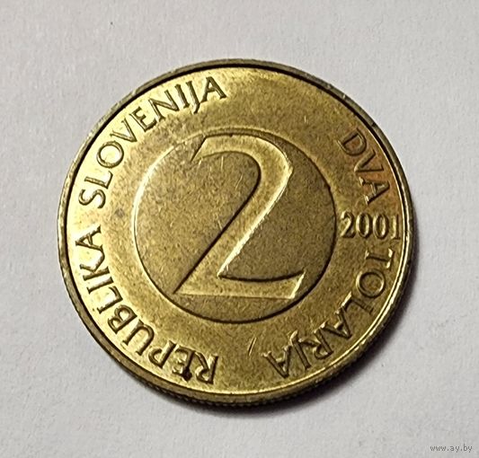 Словения 2 толара, 2001