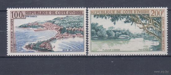 [606] Кот-д'Ивуар 1963. Ландшафты.Природа. СЕРИЯ MNH. Кат.9 е.