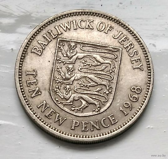 Джерси 10 новых пенсов, 1968 3-6-13