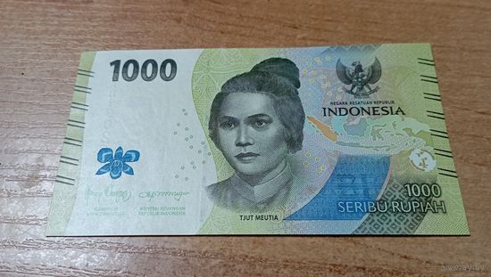 1000 рупий 2022г. Индонезии с  рубля**0261