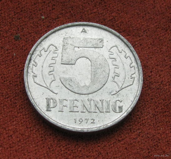 ГДР 5 пфеннигов 1972