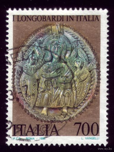 1 марка 1990 год Италия 2155