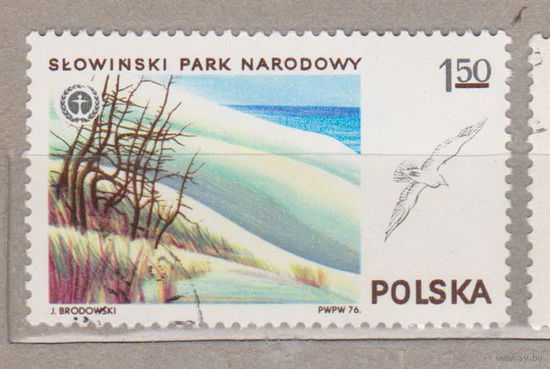 Птицы Фауна Польша 1976 год лот 1076