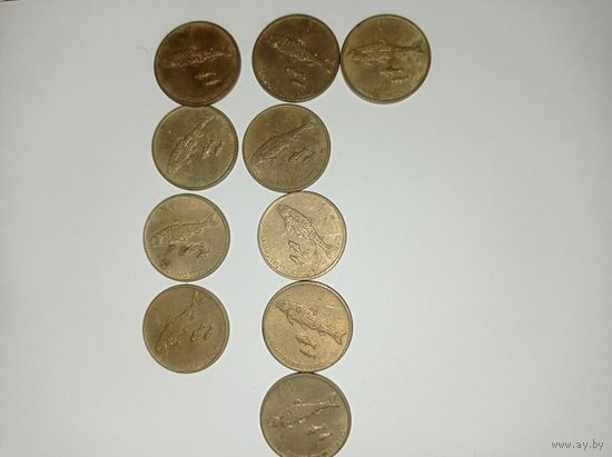 Словения, 1 толлар, 1992,  1993, 1994