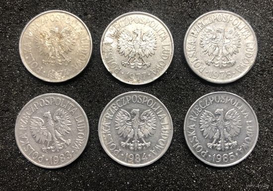 Польша - 50 грошей 1974, 1977, 1978, 1983, 1984, 1985