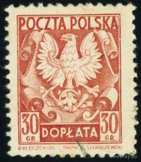 Служебная марка Польша 1951 год