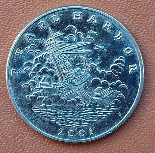 Либерия 5 долларов, 2001 Пёрл-Харбор