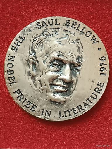 Медаль серебро Saul Bellow The Nobel Prize in Literature 1976