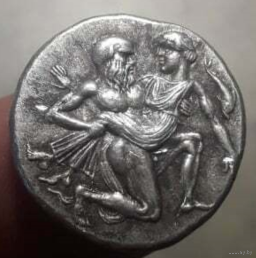 Греческий статер ТАСОС, 435-411 гг. До н.э., серебро