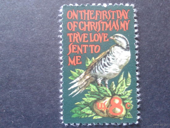 США 1971 Рождество, птица