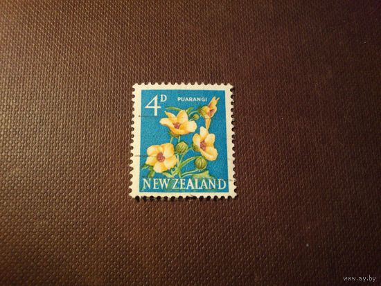 Новая Зеландия 1960 г.Гибискус тройчатый .