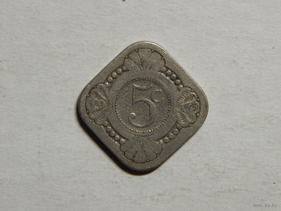 Нидерланды 5 центов 1914г