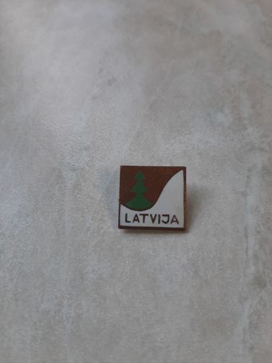 Не частый значок Латвия .