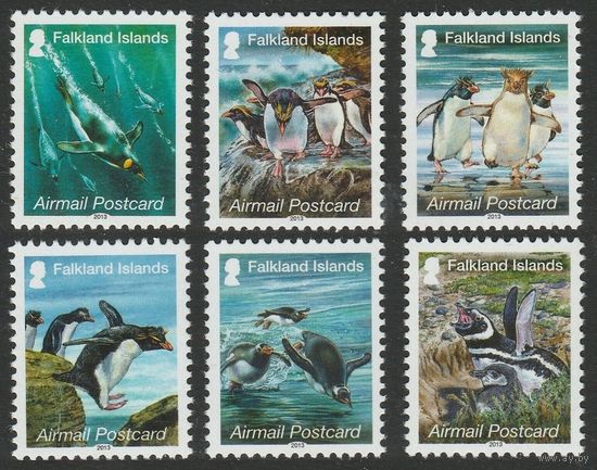 2013 Фолклендские острова 1230-1235 Морская фауна - Пингвины 14,00 евро