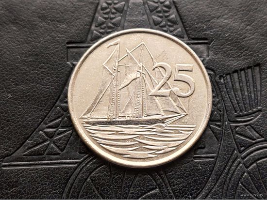 Каймановы Острова. 25 центов 1999. Торг.