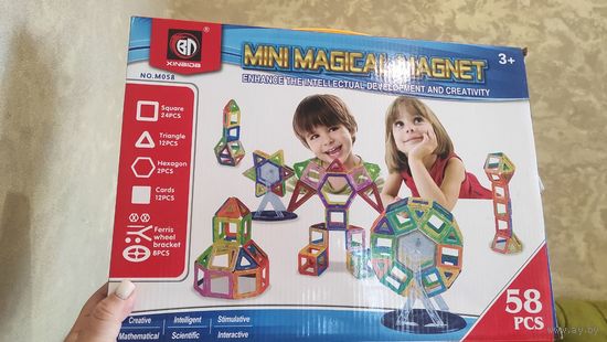 Конструктор Mini Magical Magnet новый. 58 деталей.