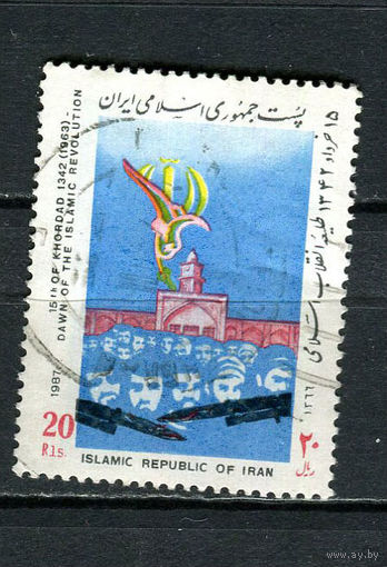 Иран - 1987 - 24-я годовщина восстания 05.06.1963 - [Mi. 2218] - полная серия - 1 марка. Гашеная.  (LOT AG49)