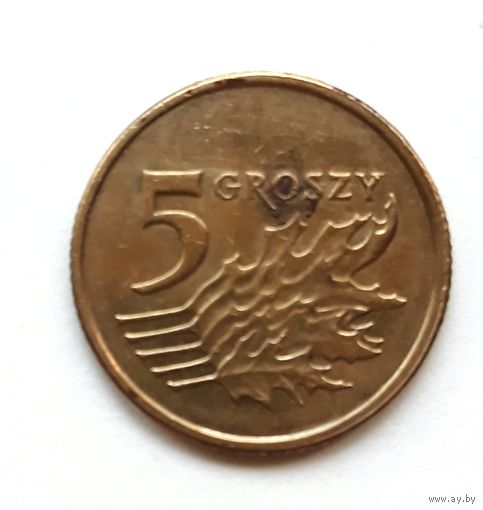 Польша. 5 грошей 2009 г.