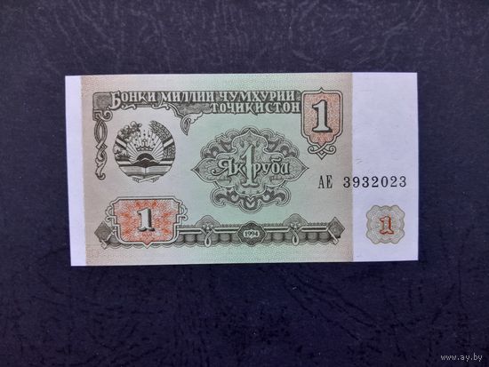 1 рубль 1994 года. Таджикистан. UNC