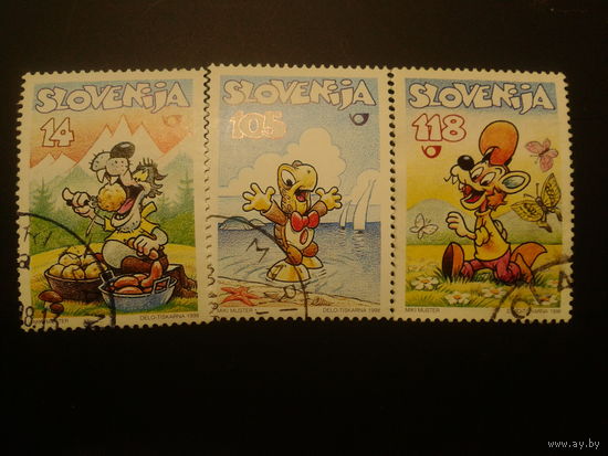 Словения 1998г. Комиксы полная серия