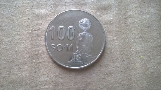 Узбекистан 100 сумов, 2018г. (D-90)