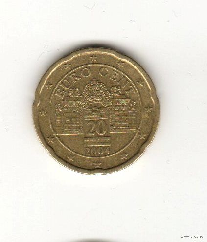 20 евроцентов Австрия 2004 Лот 6979