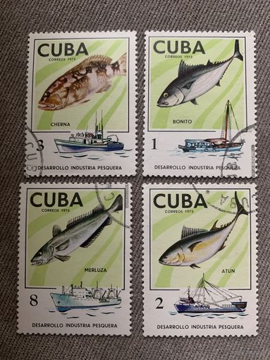 Куба 1975. Промысловые рыбы