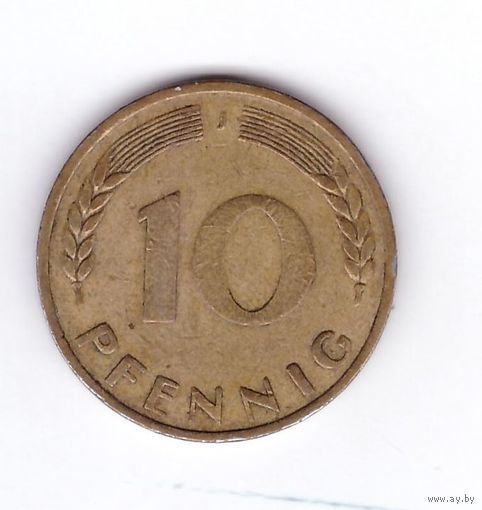 10 пфеннигов 1949 J ФРГ. Возможен обмен