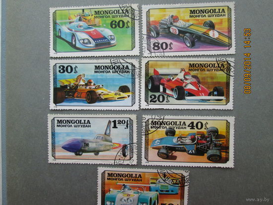 Монголия 1978 гоночные машины