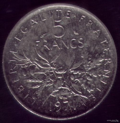 5 Франков 1971 год Франция