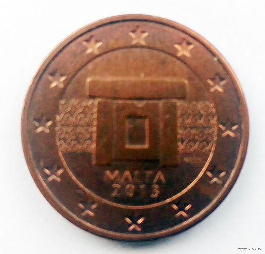 2 евроцента Мальта 2013