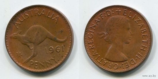 Австралия. 1 пенни (1961)