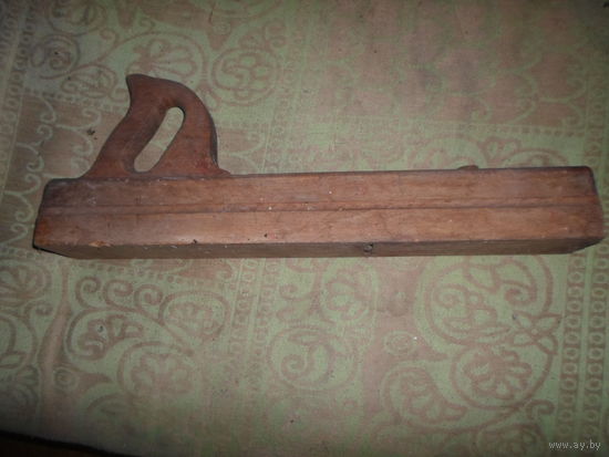 Старинный деревянный фуганок для сельского интерьера хор.состояние