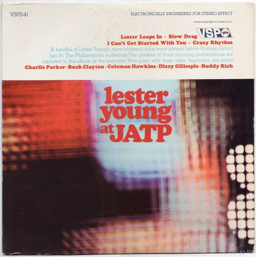 LP Lester Young 'Lester Young at JATP'