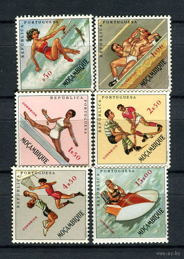 Португальские колонии - Мозамбик - 1962 - Спорт - [Mi. 477-482] - полная серия - 6 марок. MNH.