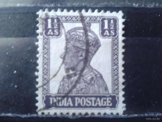 Британская Индия 1942 Король Георг 6  1,5 анны