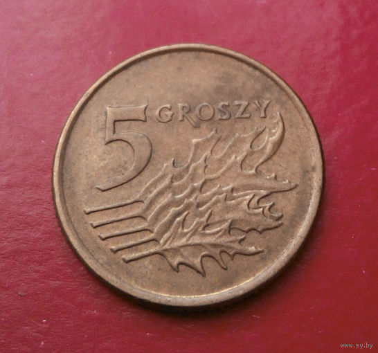 5 грошей 1991 Польша #12