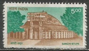 Индия. Индуистский храм. 1994г. Mi#1423.