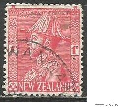 Новая Зеландия. Король Георг V в адмиральской форме. 1926г. Mi#174.